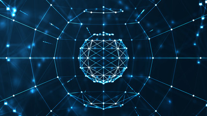 Poster - big data concept.