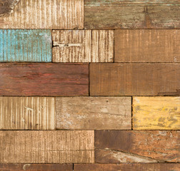 Poster - Rustic weathered wooden background