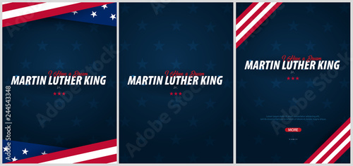 Cuadros en Lienzo Martin Luther King day backgrounds