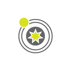 Poster - Astronomic, planetary icon. Element of Science experiment icon for mobile concept and web apps. Detailed Astronomic, planetary can be used for web and mobile