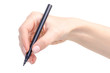 © Kabardins photo - Black marker in hand on white background isolation