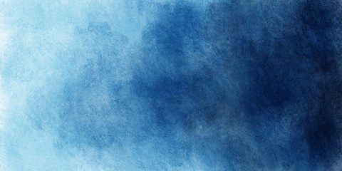 Aufkleber - Abstract watercolor paint background by teal color blue and green with liquid fluid texture for background, banner