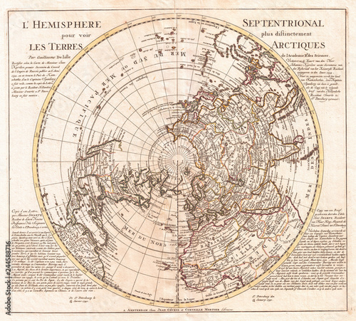 1741-mapa-covensa-i-mortiera-na-polkuli-polnocnej-biegun-polnocny-arktyka