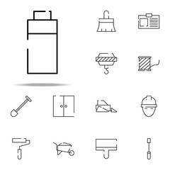 Poster - full battery icon. construction icons universal set for web and mobile