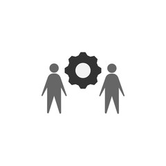 Poster - management, solution icon. Element of marketing icon for mobile concept and web apps. Detailed management, solution can be used for web and mobile