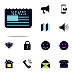 Poster - newspaper icon. web icons universal set for web and mobile