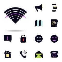 wifi sign icon. web icons universal set for web and mobile