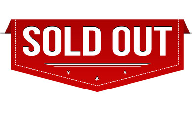 sold out banner design