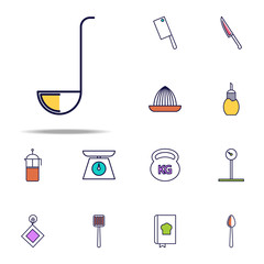Poster - ladle icon. web icons universal set for web and mobile