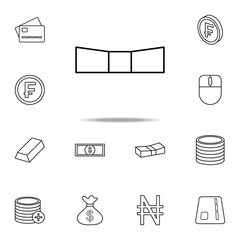 Poster - open box icon. Mobile banking icons universal set for web and mobile