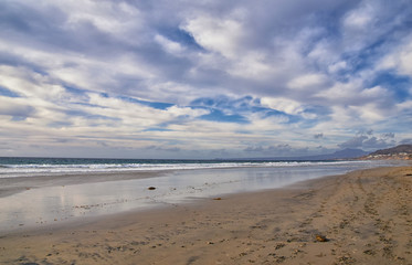 La Mision Valley landscapes and Beach in Mexico on the West Coast a small canyon near the Pacific Ocean that houses the Door of Faith and Buena Vida Orphanage, South of Tijuana, Mexico. 