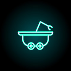 Aufkleber - moon-rover icon. Elements of Science in neon style icons. Simple icon for websites, web design, mobile app, info graphics