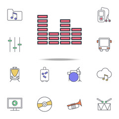 Aufkleber - sound wave icon. web icons universal set for web and mobile
