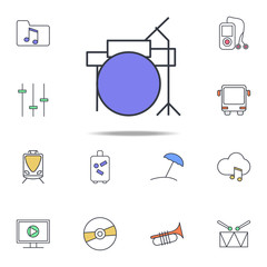 Aufkleber - drums icon. web icons universal set for web and mobile