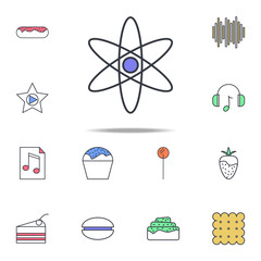 Aufkleber - atoms icon. web icons universal set for web and mobile