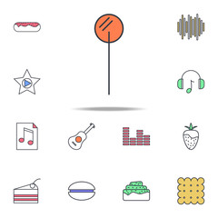 Poster - icicle icon. web icons universal set for web and mobile