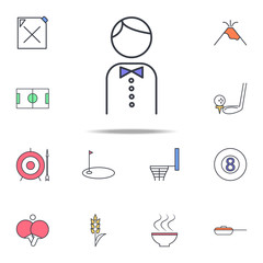Poster - waiter icon. web icons universal set for web and mobile