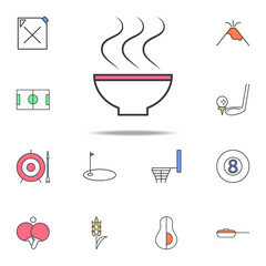 Poster - hot soup icon. web icons universal set for web and mobile