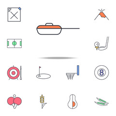 Aufkleber - frying pan icon. web icons universal set for web and mobile