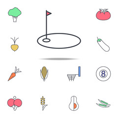 Poster - golf bowl icon. web icons universal set for web and mobile