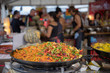 paella at a festival food stall