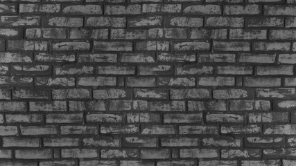 Wall Mural - The texture of the brick is gray. Background brick brick wall wall.