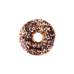 donut or donut isolated on white background.