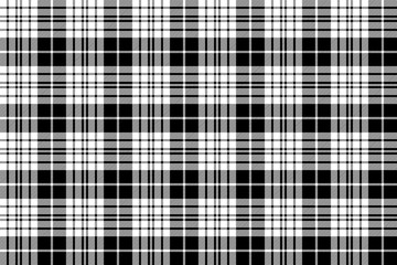 Blackberry clan tartan diagonal black white seamless fabric texture