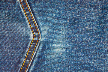 jeans background with seam