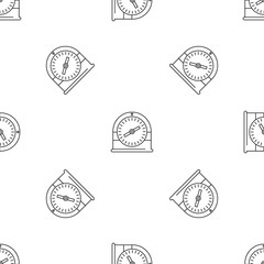 Poster - Swim clock icon. Outline illustration of swim clock vector icon for web design isolated on white background