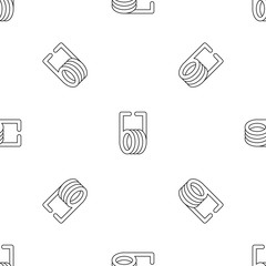 Poster - short spring pattern seamless vector repeat geometric for any web design