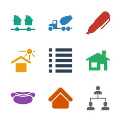 Leinwandbilder - 9 site icons