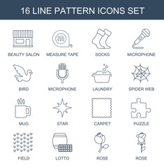 Poster - 16 pattern icons
