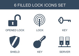 Aufkleber - lock icons