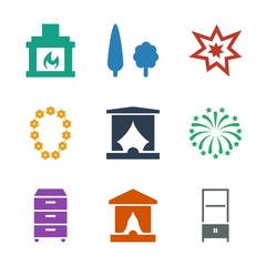 Sticker - decor icons