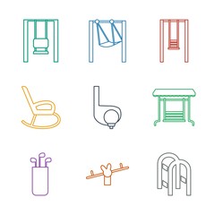 Wall Mural - swing icons