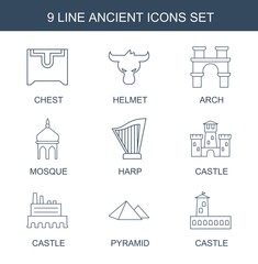 Sticker - 9 ancient icons