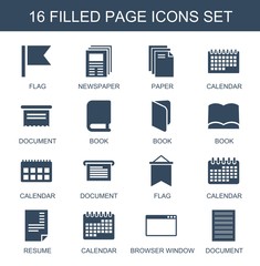 Poster - page icons