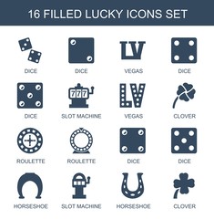 Canvas Print - 16 lucky icons