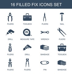 Aufkleber - 16 fix icons
