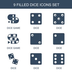 Poster - dice icons