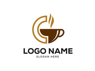 Coffee Cup Logo Designs Concept, Coffee Logo Designs Template Vector