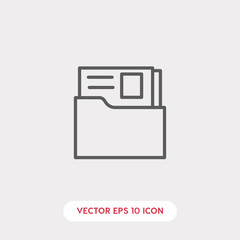 Aufkleber - saved files icon vector