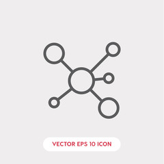 Poster - connection icon vector