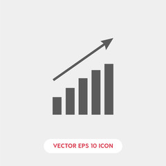 Poster - growth icon vector