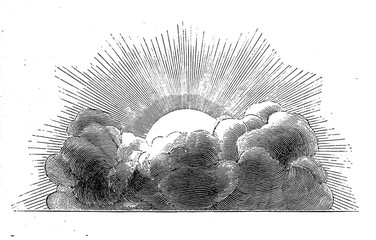 sun and cloud