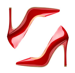 Wall Mural - red high heel footwear fashion female style