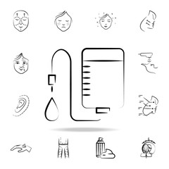 Wall Mural - dropper icon. Detailed set of anti-aging procedure icons. Premium graphic design. One of the collection icons for websites, web design, mobile app