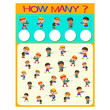 © hermandesign2015 - How many worksheet with many kids