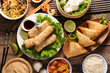 asian food assortment